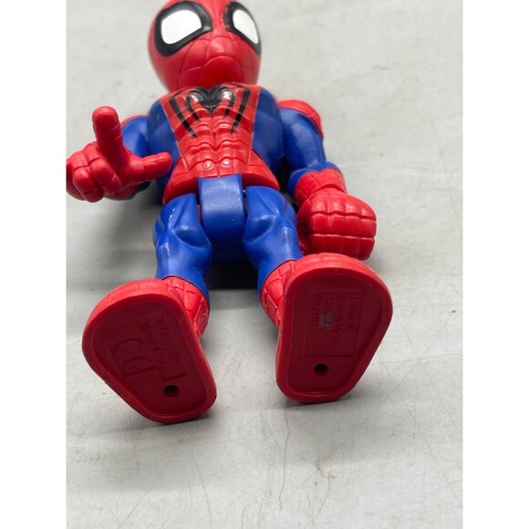 Playskool Marvel Super Hero Adventures spiderman 5" Figure Toy plastic READ - Picture 2 of 6